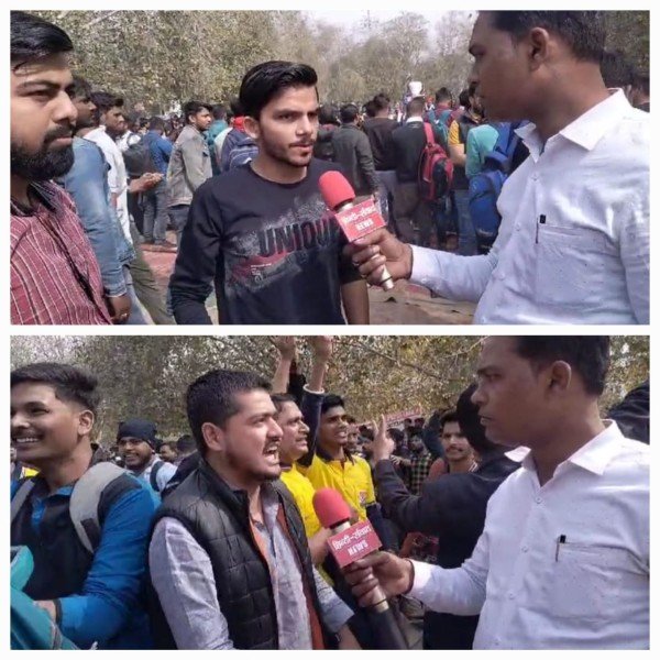 UP police भर्ती कैंसल होने पर क्या बोले अभ्यर्थी।