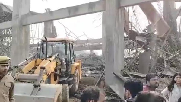 कन्नौज में अमृत भारत स्टेशन योजना का काम भ्रष्टाचार की भेंट,  हादसे में 18 मजदूर घायल, 3 की हालत गंभीर,