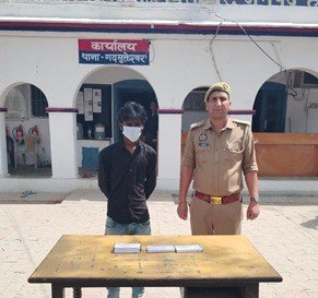 गढ़मुक्तेश्वर पुलिस ने 02 बाल अपचारियों को हिरासत में लेकर एक अभियुक्त को किया गिरफ्तार, जिनके कब्जे से चोरी किए गए 08 मोबाइल फोन बरामद।