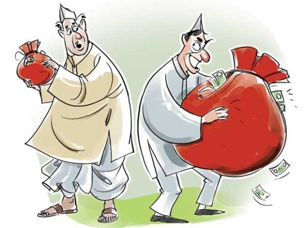 आखिर नेताओं का पेट इतना बड़ा क्यों होता जो कभी भरता ही नहीं?