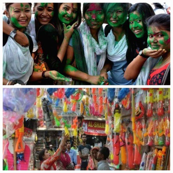 उल्लास से मनेगा त्योहार, कई स्थानों पर की गई होलिका की स्थापना,