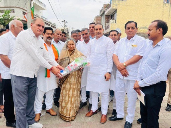 नवीन को कुरुक्षेत्र लोकसभा क्षेत्र की जनता का मिल रहा है पूरा समर्थन : सावित्री जिंदल