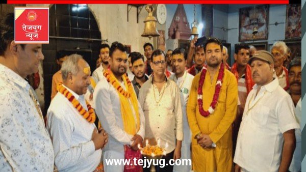 ज्योति प्रजलित कर महाकाली का आयोजन