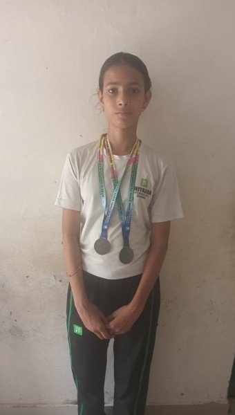 चंडीगढ़ में हो रहे इंटर स्कूल स्टेट टूर्नामेंट में चंडीगढ़ की राबिया  अंडर 14 गर्ल्स