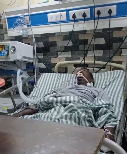 सडक दुर्घटना मे घायल युवक की मौत।