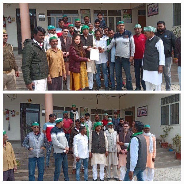 भा.कि. यू (लोक शक्ति) के जिला अध्यक्ष ने कहा किसानों की समस्या का समाधान शीघ्र हो।