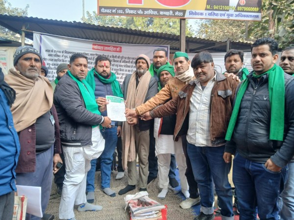 19 वे दिन भी धरना जारी