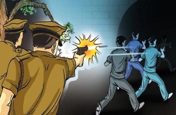 गढ़मुक्तेश्वर में अपराधियों पर पुलिस का कहर पिछले एक महीने में तीन थानों में एक साथ मुठभेड़