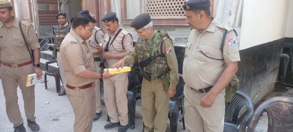 पुलिस की मुस्तैदी के चलते होली पर शांति व्यवस्था रही कायम