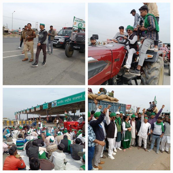 थाना प्रभारी इंस्पेक्टर सुरेश कुमार ने हाईवे को जाम करने वाले भारतीय किसान यूनियन टिकेट के सैंकड़ो कार्यकर्ताओं से अपनी सूझ बूझ का परिचय देते हुए हाईवे को जाम होने से बचाया