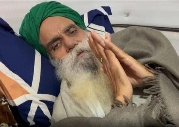 किसान नेता जगजीत सिंह वे अब भी चिकित्सा सहायता लेने के लिए तैयार नहीं