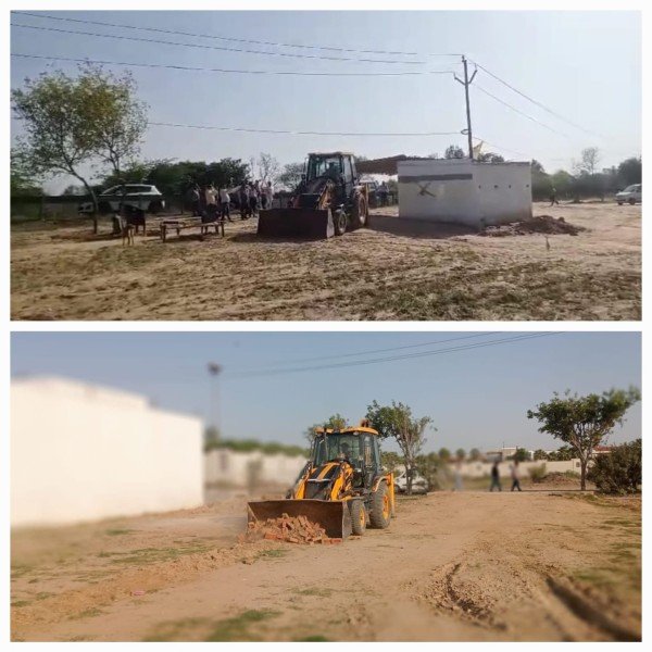 हापुड़ प्राधिकरण की भूमाफियाओं पर बड़ी कार्रवाई