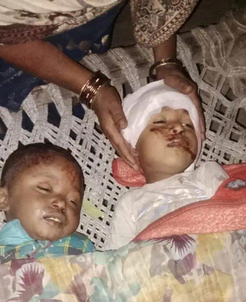 दो बच्चों की निर्मम हत्या से पूरे इलाको में कोहराम मचा है.